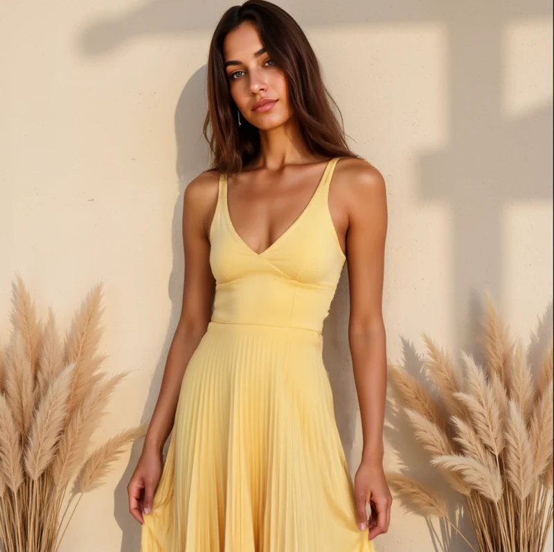 HimmelGlow - Strahlendes Kleid für sonnige Augenblicke
