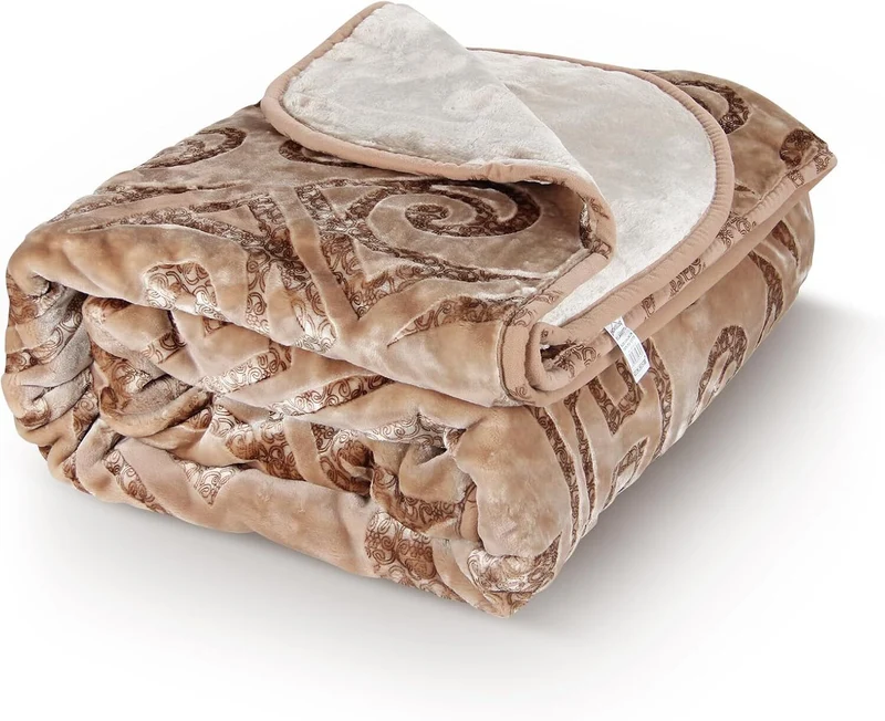 Kuschelige Fleece Wohndecke 200x240cm – Sanfte Plüsch Decke, Weicher Überwurf & Tagesdecke fürs Bett