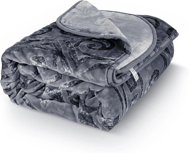 Kuschelige Fleece Wohndecke 200x240cm – Sanfte Plüsch Decke, Weicher Überwurf & Tagesdecke fürs Bett