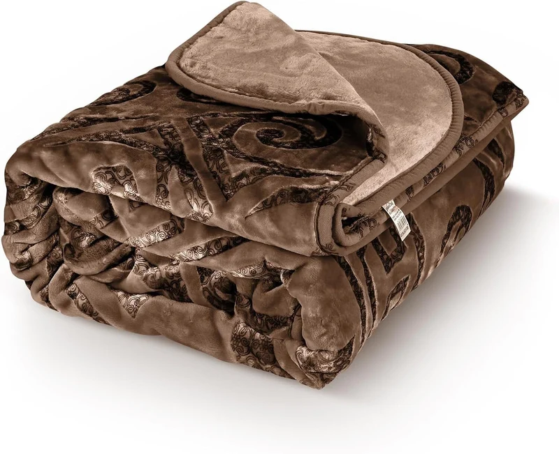 Kuschelige Fleece Wohndecke 200x240cm – Sanfte Plüsch Decke, Weicher Überwurf & Tagesdecke fürs Bett