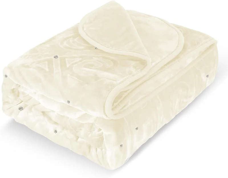 Kuschelige Fleece Wohndecke 200x240cm – Sanfte Plüsch Decke, Weicher Überwurf & Tagesdecke fürs Bett