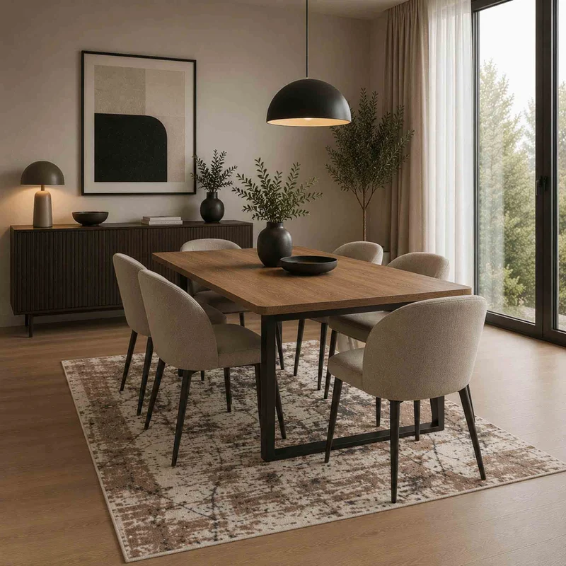 Teppich ROSSANO – Skandinavisches Design, Naturtöne