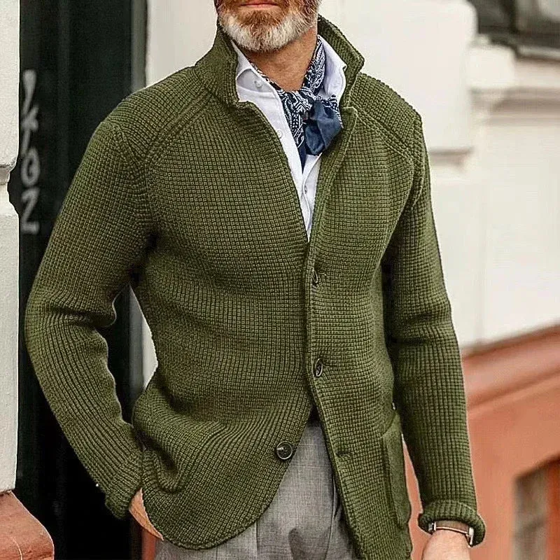 GentWeave - Elegante Herren Strickjacke