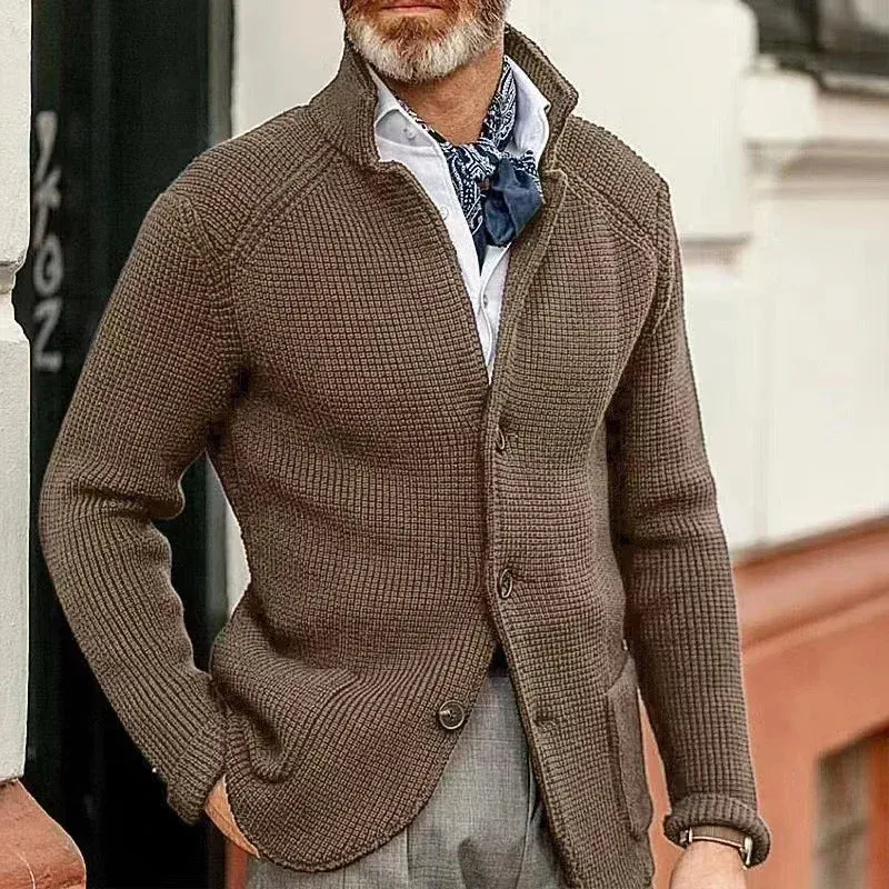 GentWeave - Elegante Herren Strickjacke