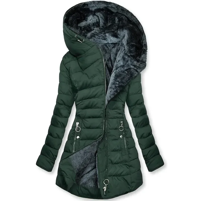 KuschelLook - Gefütterte Damenjacke – für kalte Wintertage