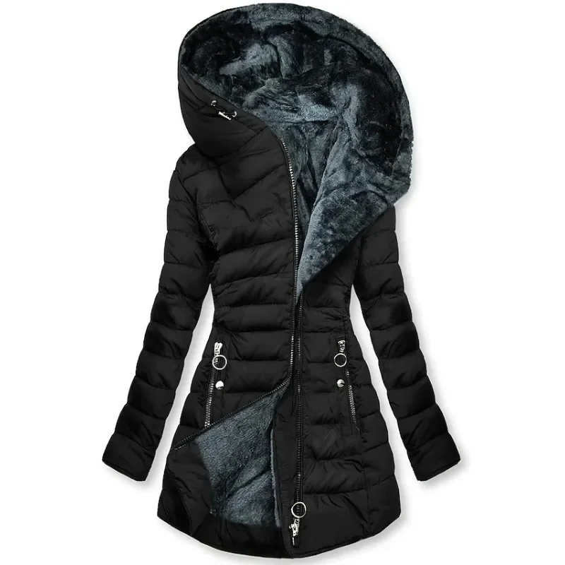 KuschelLook - Gefütterte Damenjacke – für kalte Wintertage