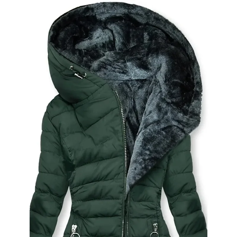 KuschelLook - Gefütterte Damenjacke – für kalte Wintertage