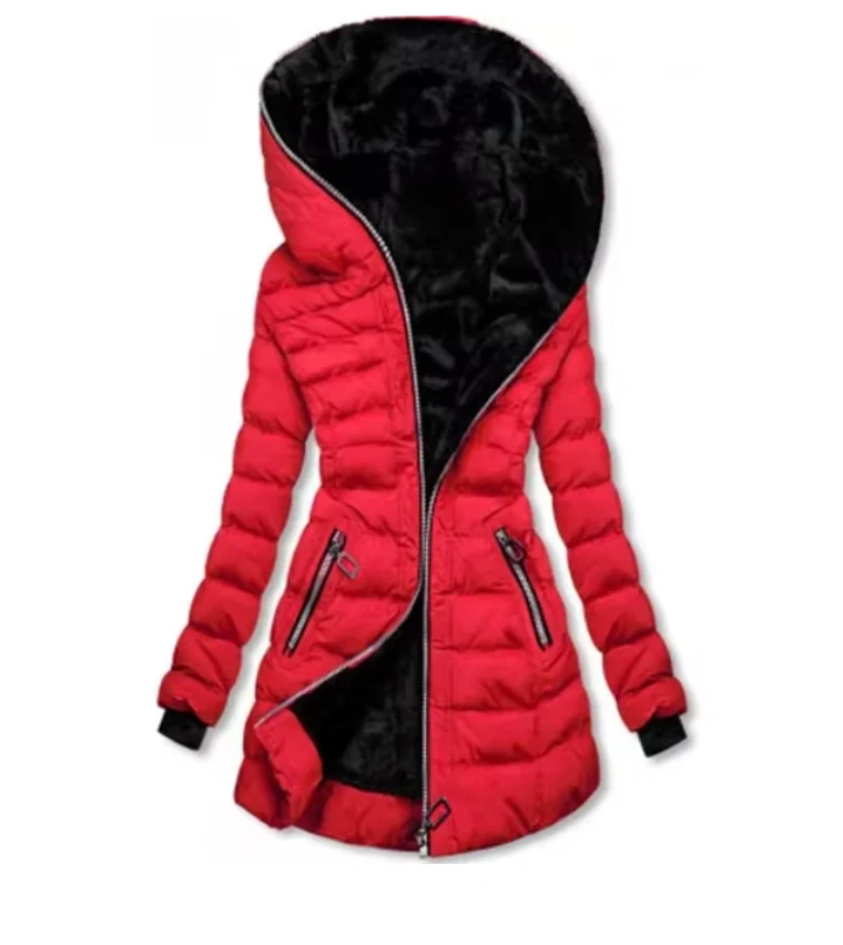 KuschelLook - Gefütterte Damenjacke – für kalte Wintertage