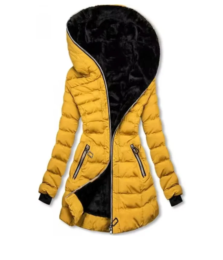 KuschelLook - Gefütterte Damenjacke – für kalte Wintertage
