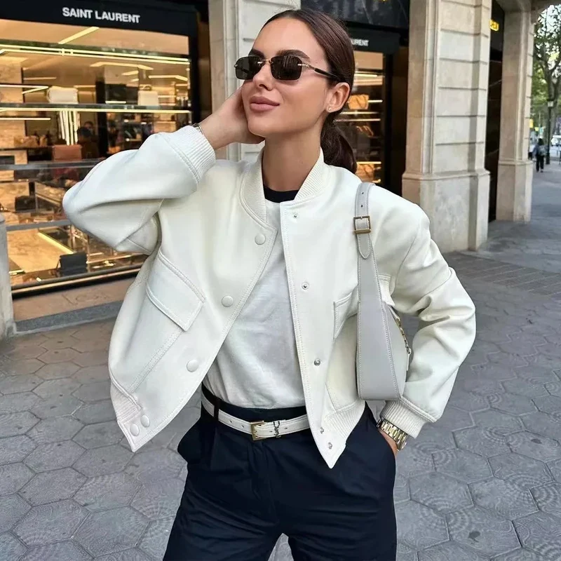 StadtStyle | Damenjacke – Herbst & Winter, Kurz und Geknöpft, Langarm