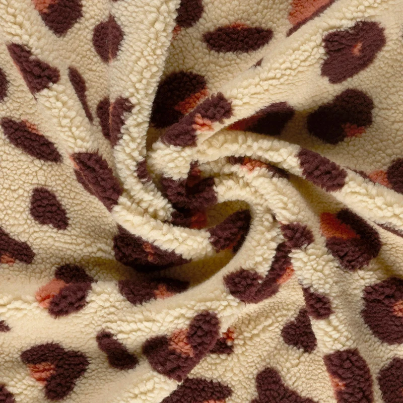 Sherpa Fleece Leo beige *Ab 50cm