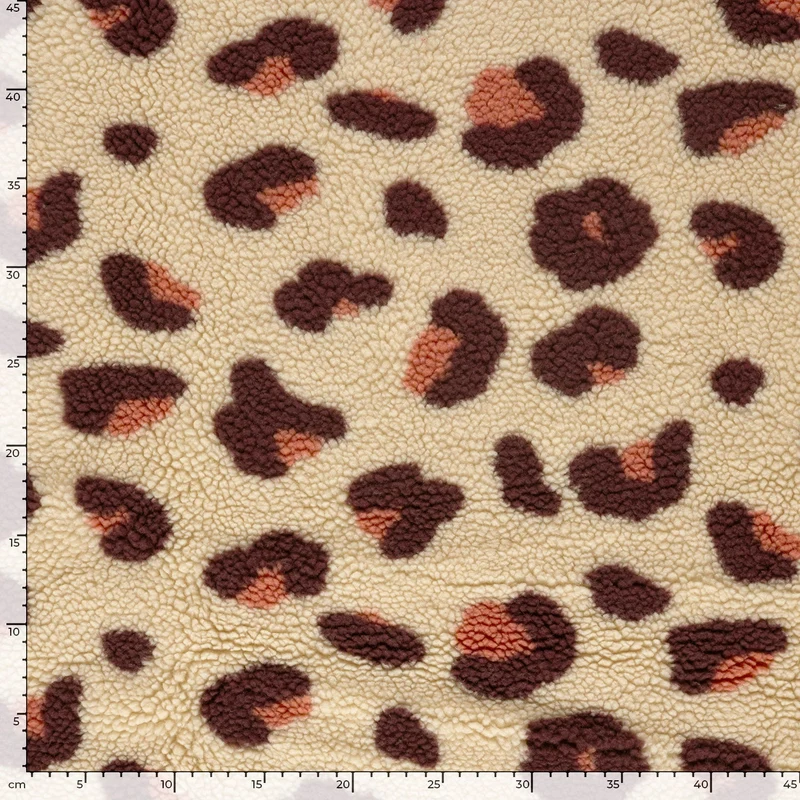Sherpa Fleece Leo beige *Ab 50cm