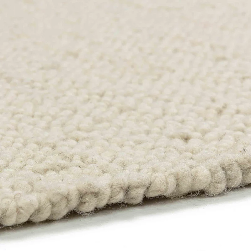 SCHÖNER WOHNEN Teppich JUNIKA – hochwertiger Wollmix