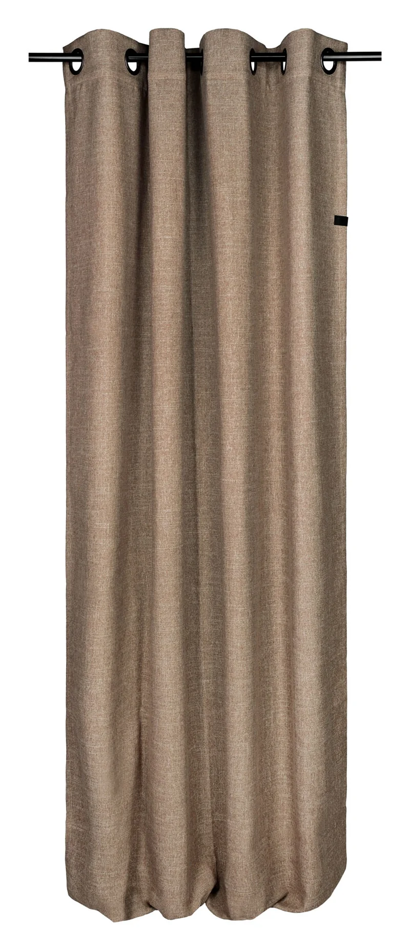 Schöner Wohnen Blickdichter Vorhang in Leinenoptik mit Ösen 140x250cm