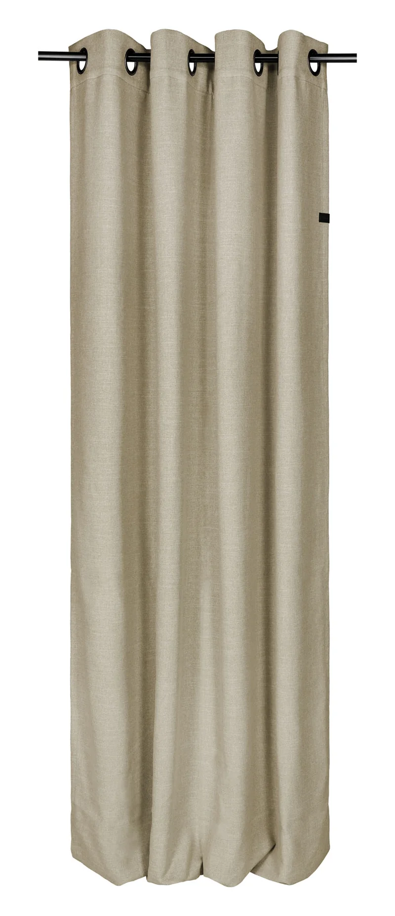 Schöner Wohnen Blickdichter Vorhang in Leinenoptik mit Ösen 140x250cm
