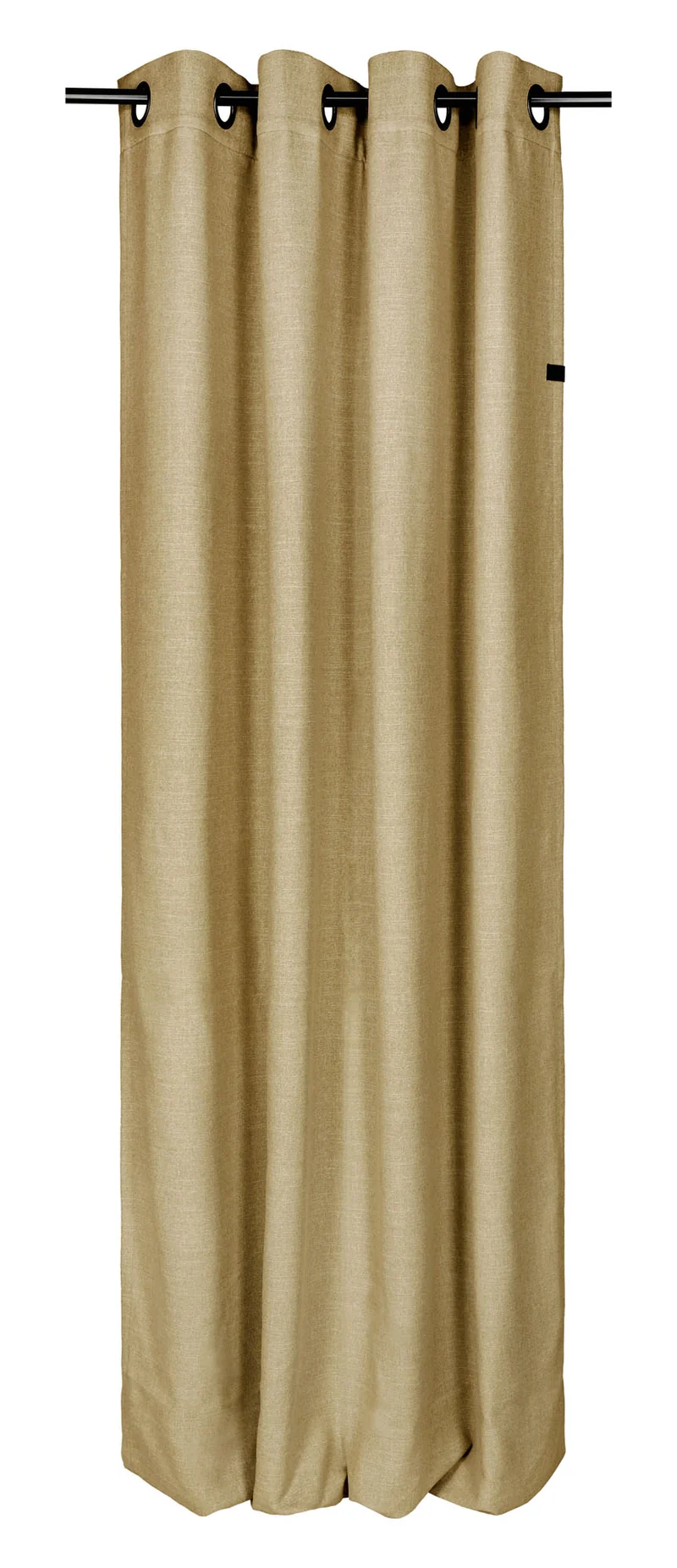 Schöner Wohnen Blickdichter Vorhang in Leinenoptik mit Ösen 140x250cm