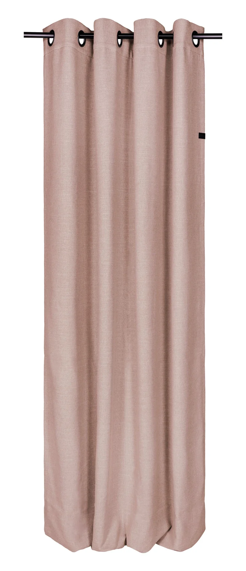 Schöner Wohnen Blickdichter Vorhang in Leinenoptik mit Ösen 140x250cm