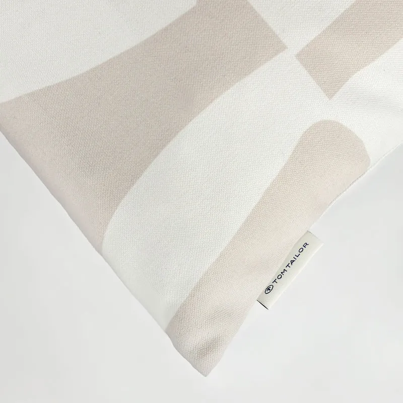 Tom Tailor Zierkissenhülle gewebt – Fröhliche Sommermotive, Streifen & maritime Prints, dekorative Stickereien, pflegeleichter Materialmix