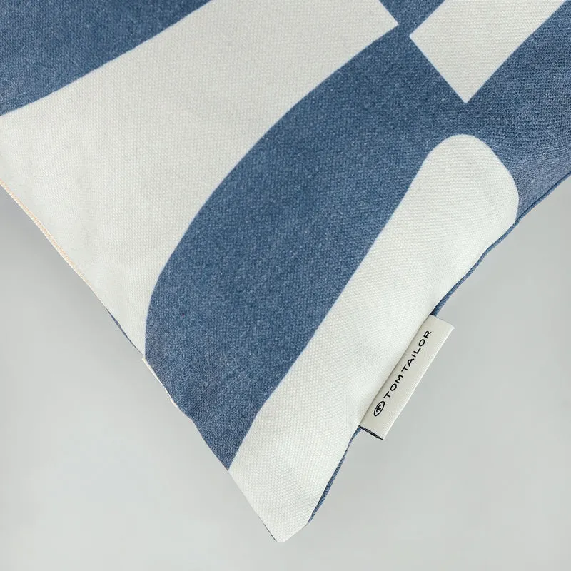 Tom Tailor Zierkissenhülle gewebt – Fröhliche Sommermotive, Streifen & maritime Prints, dekorative Stickereien, pflegeleichter Materialmix