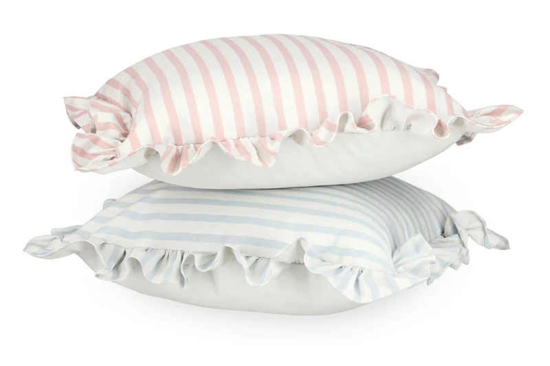 Tom Tailor Zierkissenhülle gewebt – Fröhliche Sommermotive, Streifen & maritime Prints, dekorative Stickereien, pflegeleichter Materialmix