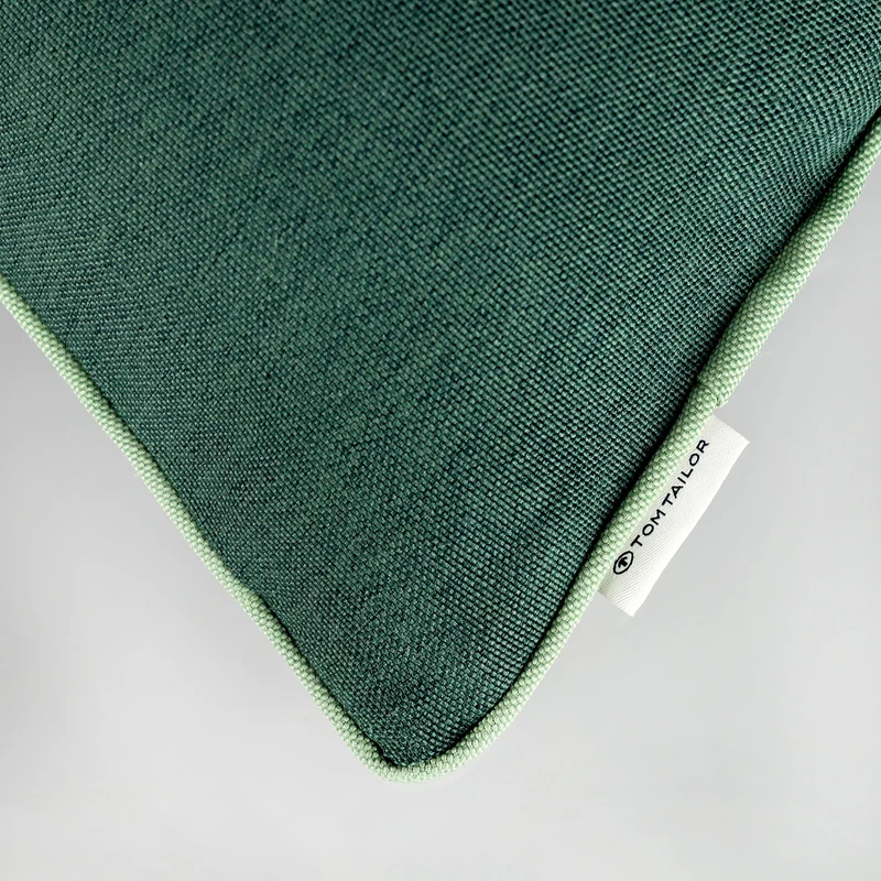 Tom Tailor Zierkissenhülle gewebt – Fröhliche Sommermotive, Streifen & maritime Prints, dekorative Stickereien, pflegeleichter Materialmix