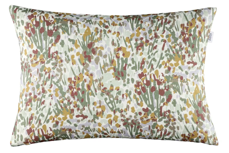 Schöner Wohnen Zierkissenhüllen – Hochwertige Wohnkissen mit Streifen, Stickerei & floralem Design – Naturmaterialien
