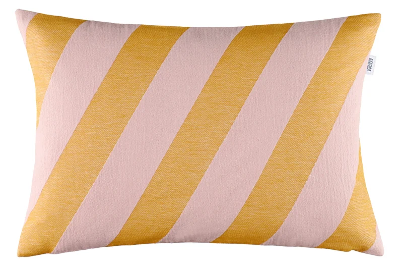 Schöner Wohnen Zierkissenhüllen – Hochwertige Wohnkissen mit Streifen, Stickerei & floralem Design – Naturmaterialien