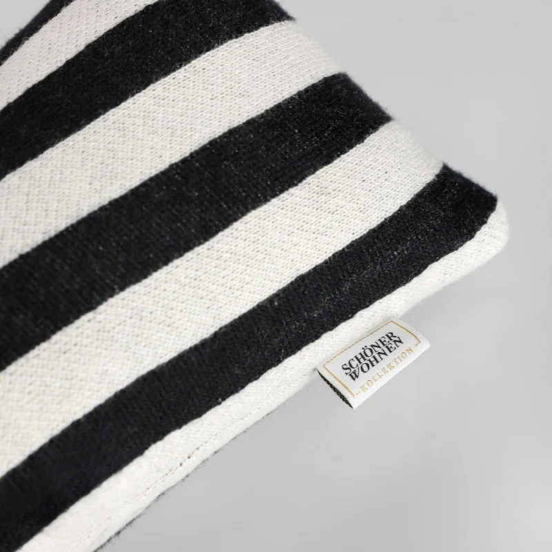 Schöner Wohnen Knotenkissen – Strickkissen im modernen Design – Stilvoller Blickfang für Sofa & Bett