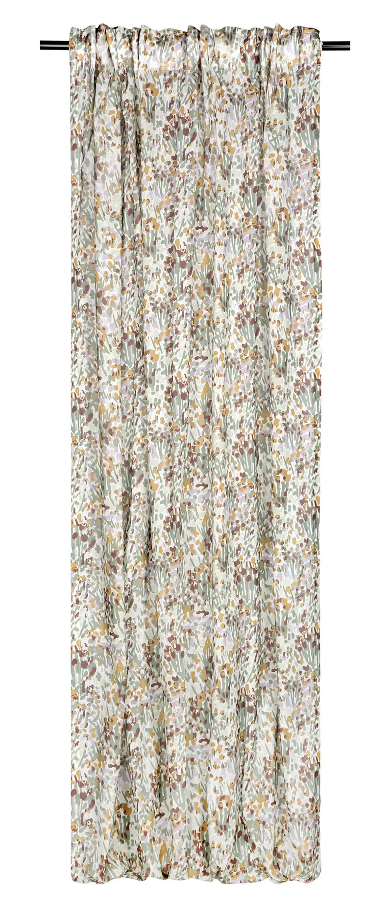 Schöner Wohnen Transparenter Fertigschal mit verdecktem Schlaufenband – 130x250 cm & 135x250 cm