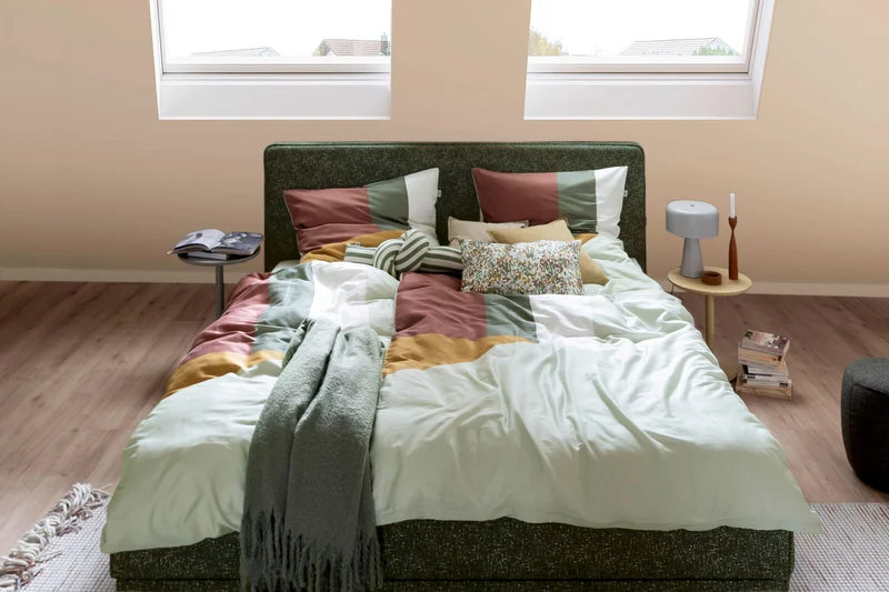 Schöner Wohnen Renforcé Bettwäschen 2-teilig – 100% Baumwolle, Moderne Design