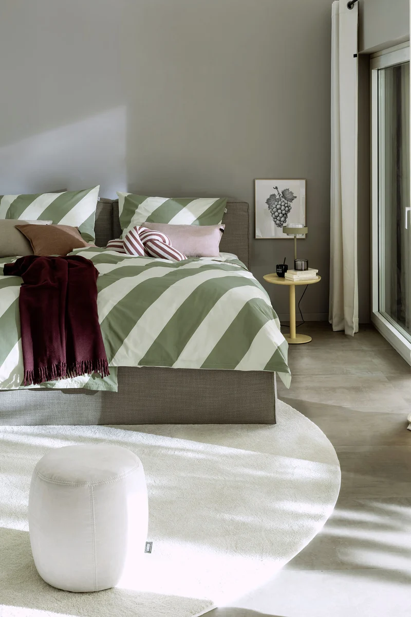 Schöner Wohnen Renforcé Bettwäschen 2-teilig – 100% Baumwolle, Moderne Design