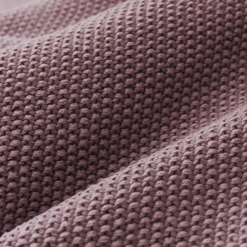 Baumwolldecke Antua [Dunkles Taupe]