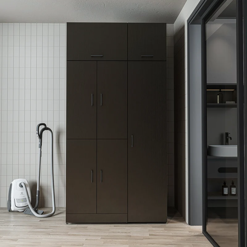 Roomart Waschmaschinenschrank DORA-II, 115 cm, für Waschmaschine und Trockner, in 5 Farben