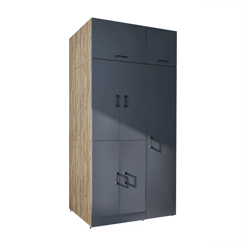 Roomart Waschmaschinenschrank DORA-II, 115 cm, für Waschmaschine und Trockner, in 5 Farben