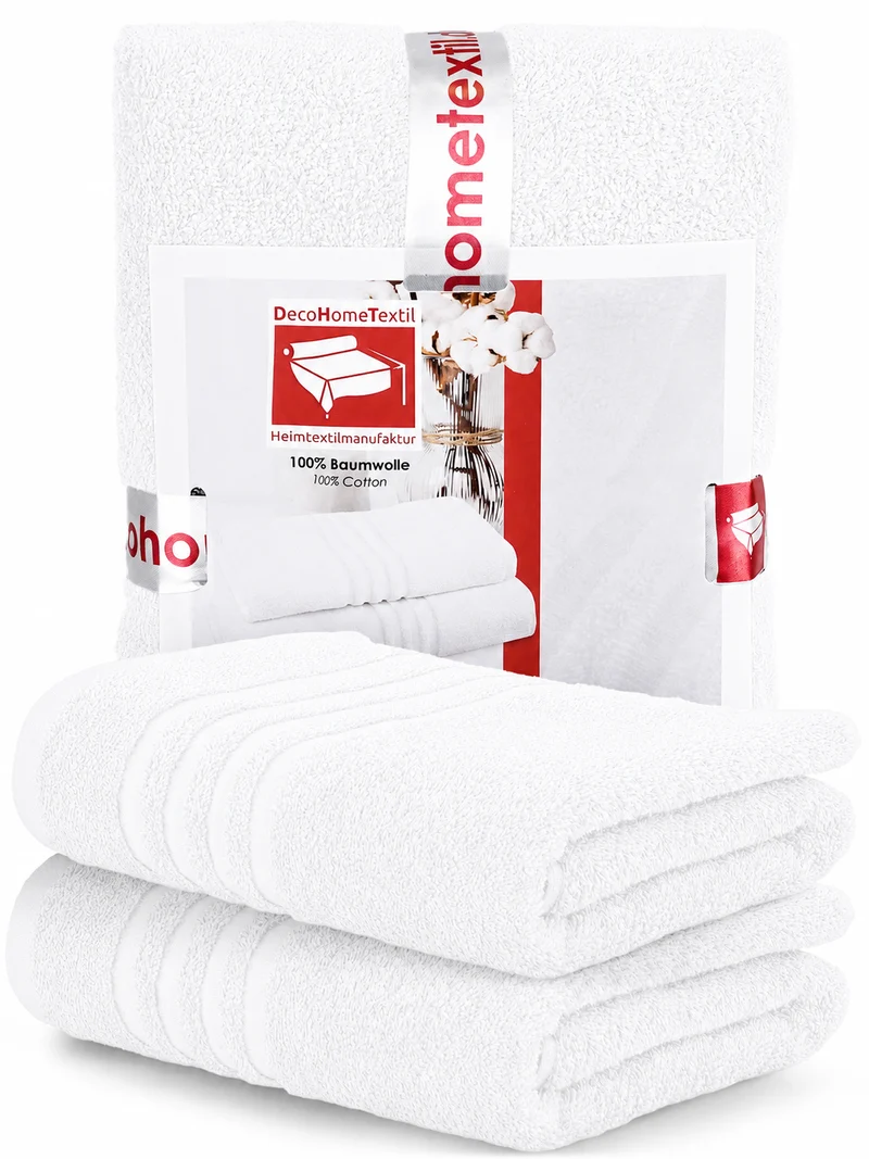 DecoHomeTextil Handtuch-Set aus 100% Baumwolle, kuschelweich