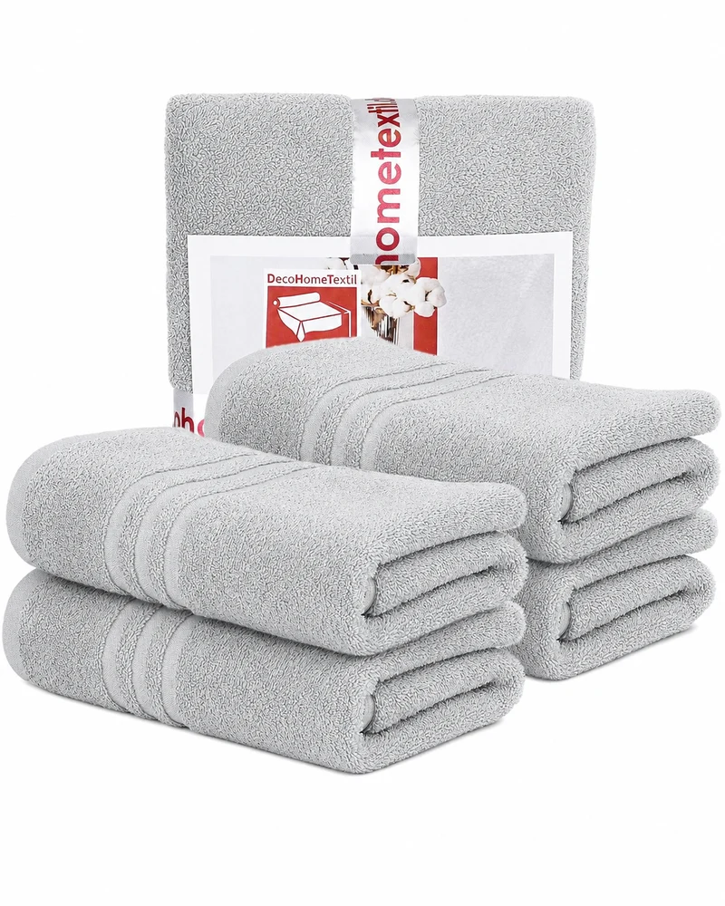 DecoHomeTextil Handtuch-Set aus 100% Baumwolle, kuschelweich