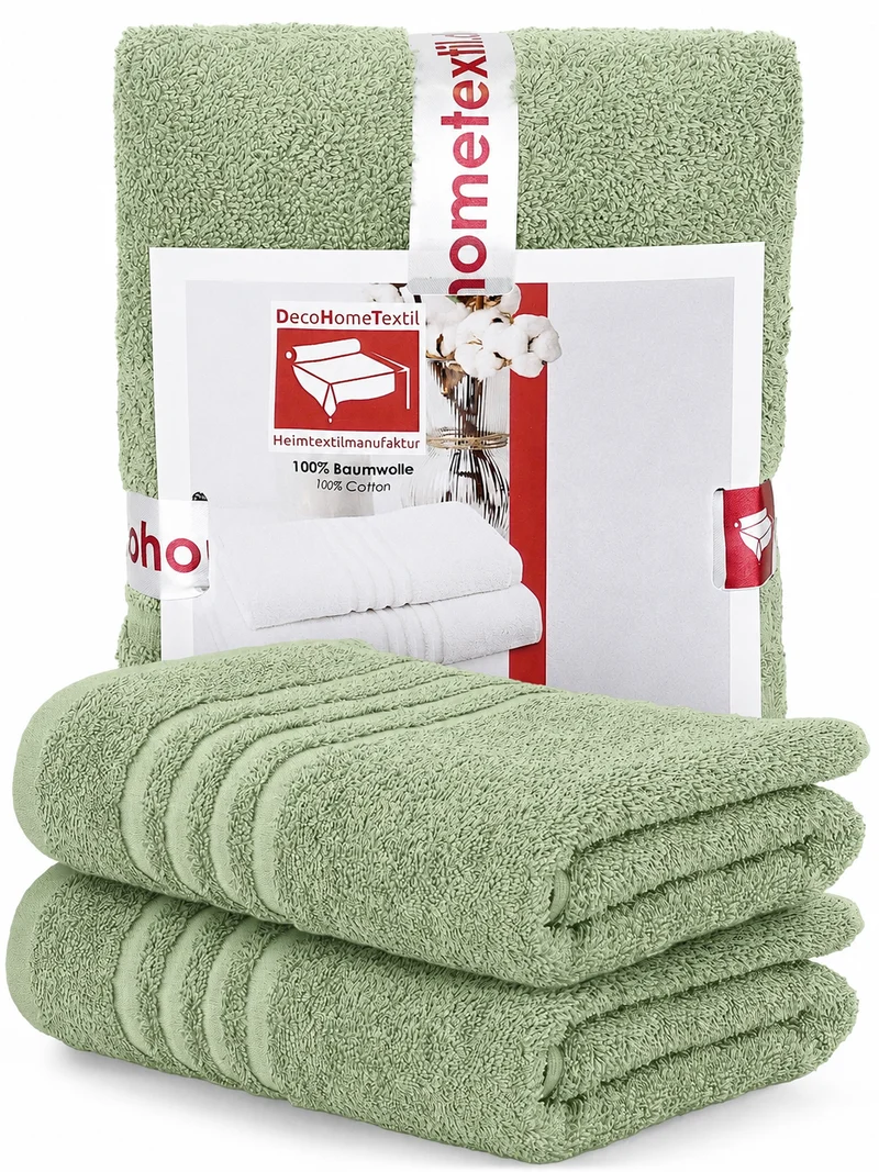 DecoHomeTextil Handtuch-Set aus 100% Baumwolle, kuschelweich