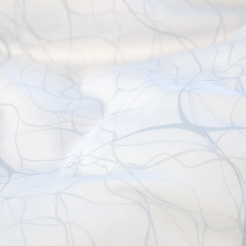 damai Bio Satin Bettwäsche Delta mit Linien 135x200 cm + 80x80 cm