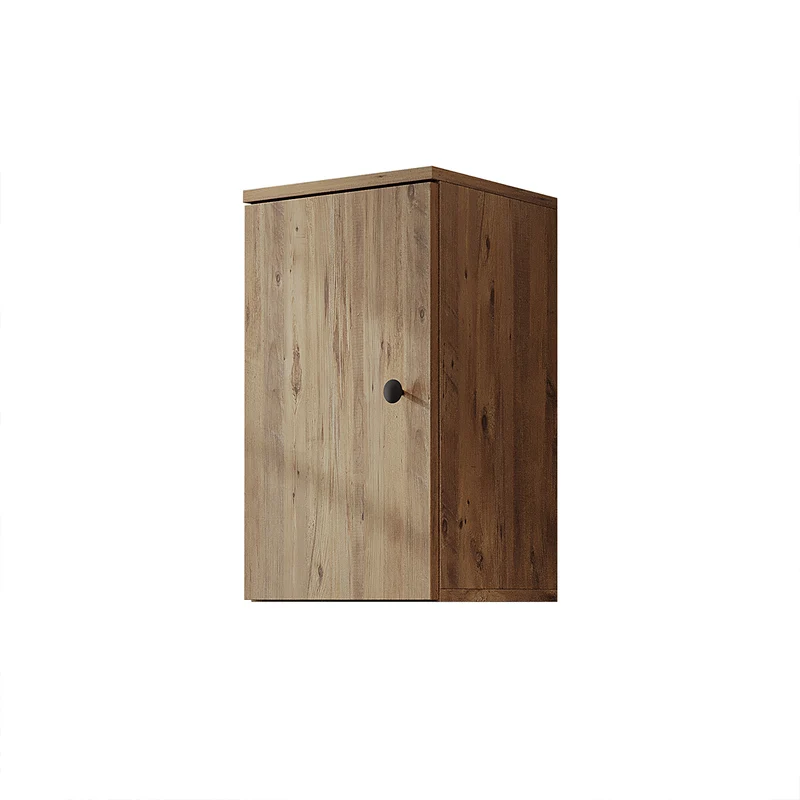 Roomart 4-teiliges Badmöbel-Set LOTUS, 65 cm, mit rundem Aufsatzbecken und Hochschrank, in 3 Farben