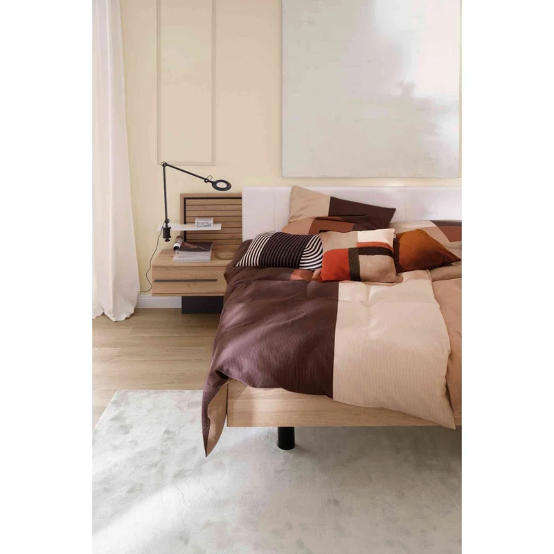 Satin Bettwäsche Art mit grafischem Design