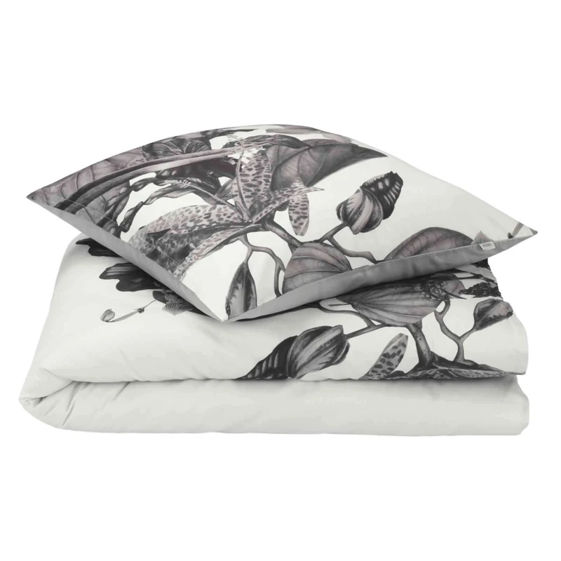 Satin Bettwäsche Amalia mit floralem Design