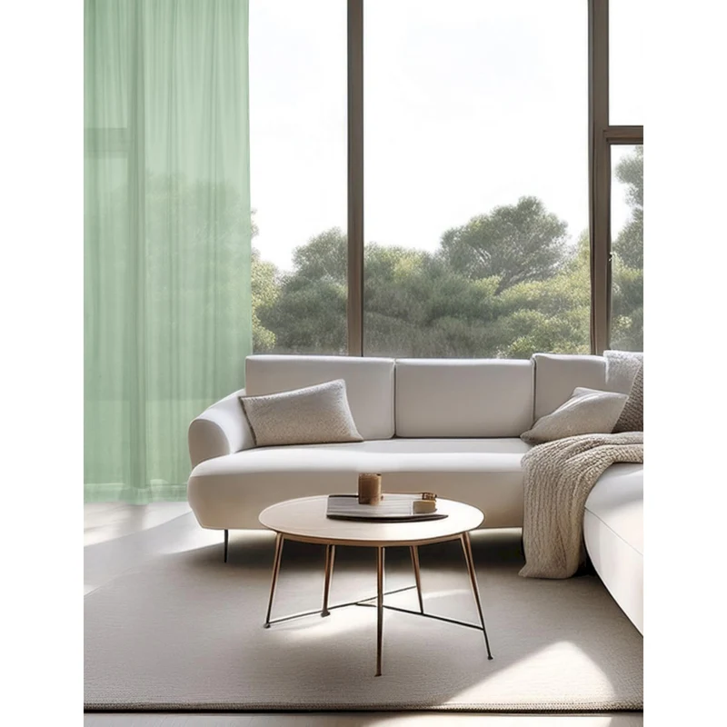 SCHÖNER WOHNEN Ösenvorhang - lichtdurchlässig halbtransparent - 140x250cm