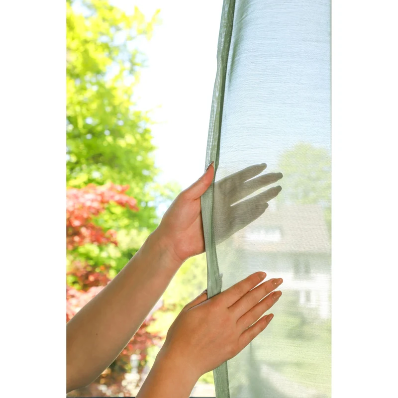 SCHÖNER WOHNEN Ösenvorhang - lichtdurchlässig halbtransparent - 140x250cm