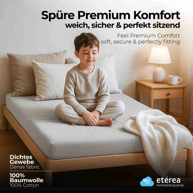 VBD-1 etérea Comfort Jersey Spannbettlaken