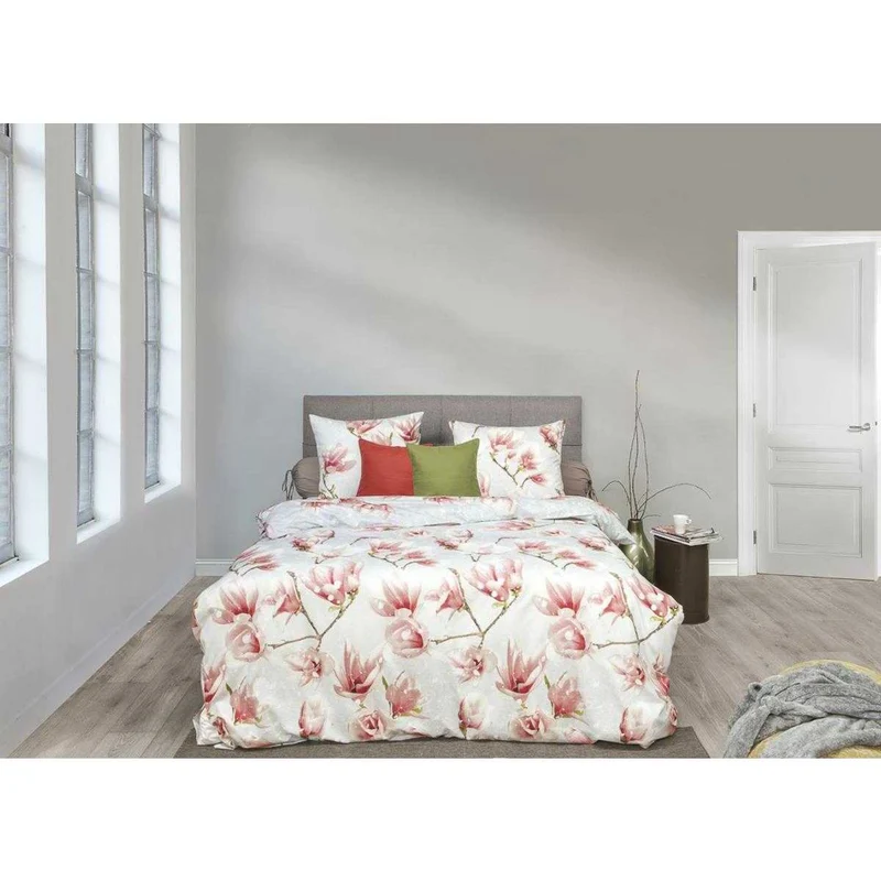 HnL Winter Biber Bettwäsche Maddy Blumen Muster Multi