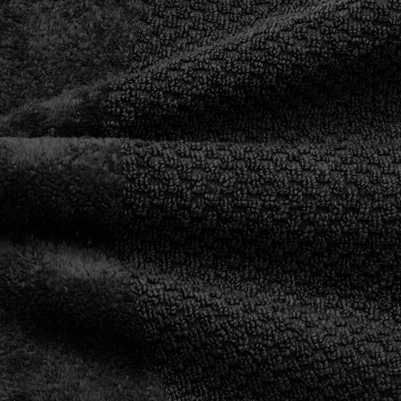 Handtuch Set Popcorn - Schwarz - 2x30x50 + 4x50x100 + 2x70x140 cm