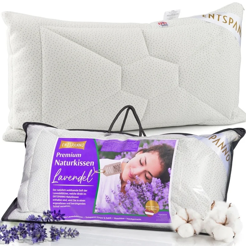Premium Naturkissen Lavendel