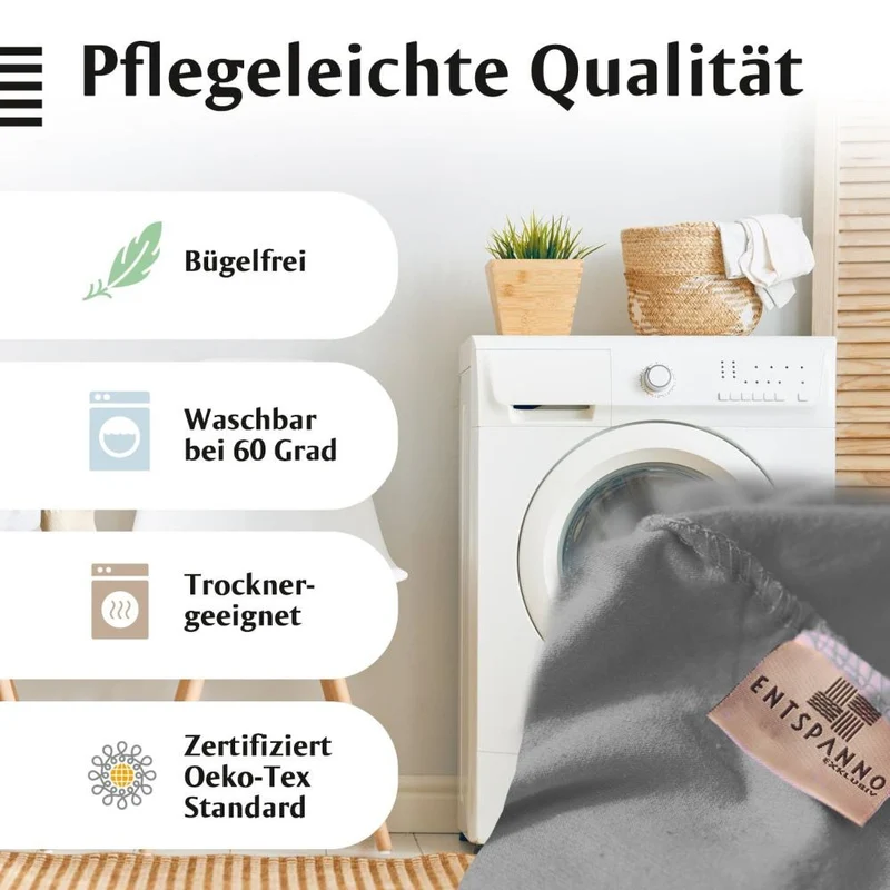 Boxspringbett Topper Luxus-Spannbettlaken