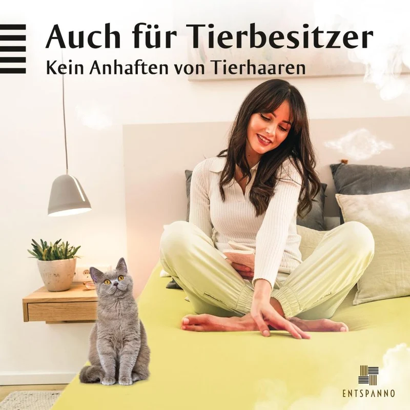 Boxspringbett Topper Luxus-Spannbettlaken