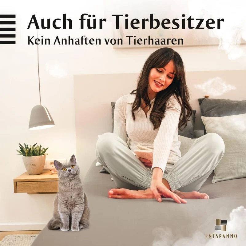 Luxus-Spannbettlaken 140-160 x 200-220 cm